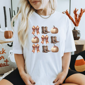 Fall Western Coquette Graphic Women's T - Shirt - Trendznmore