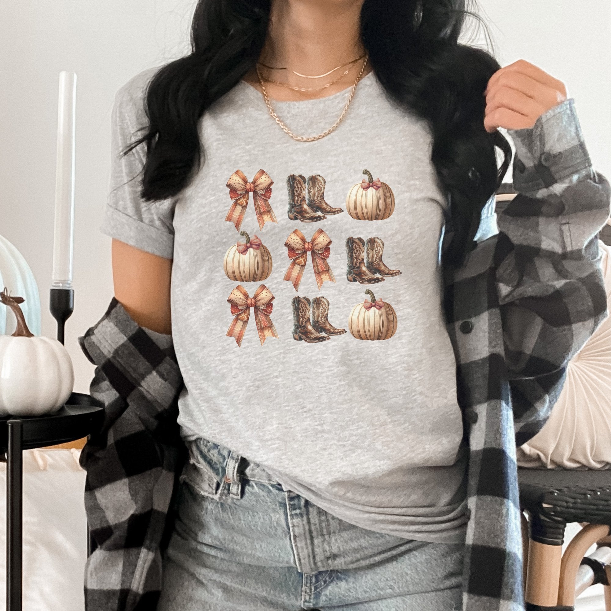 Fall Western Coquette Graphic Women's T - Shirt - Trendznmore