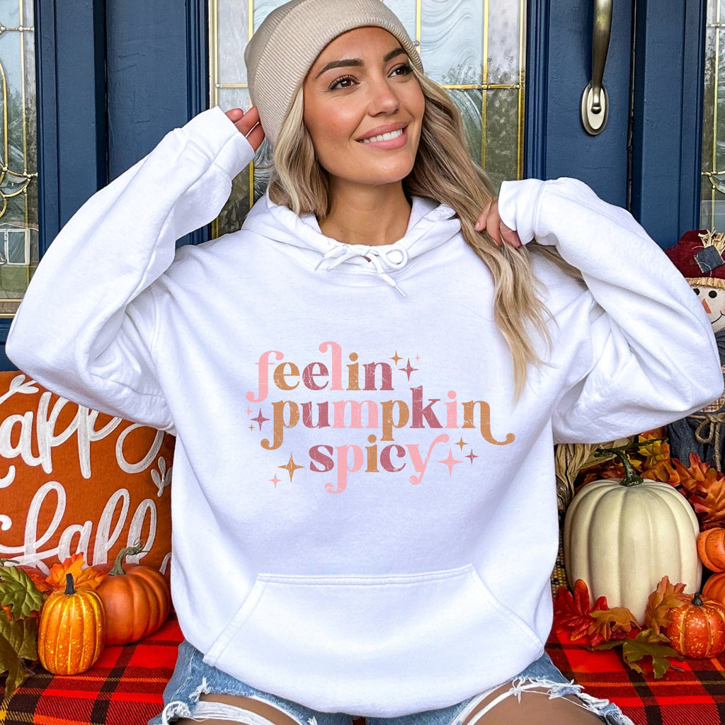 Fellin' Pumpkin Spicy Fall Graphic Hoodie - Trendznmore