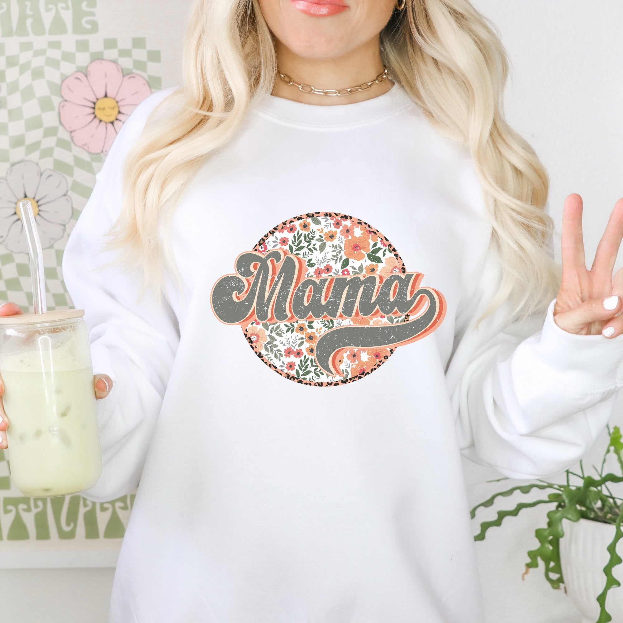 Floral Mama Sweatshirt - Trendznmore