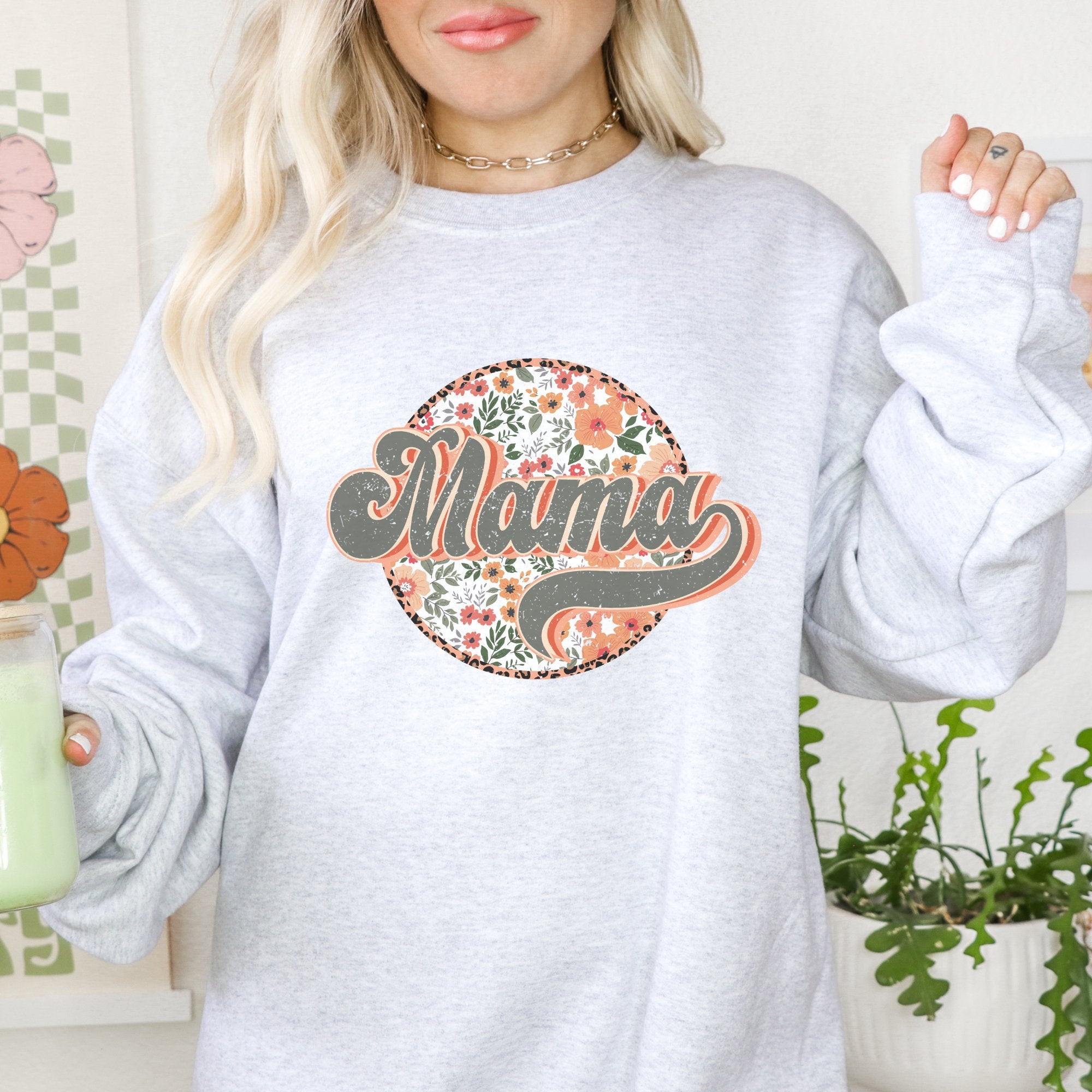 Floral Mama Sweatshirt - Trendznmore