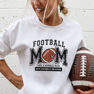 Football Mom Graphic Crewneck Sweatshirt - Trendznmore