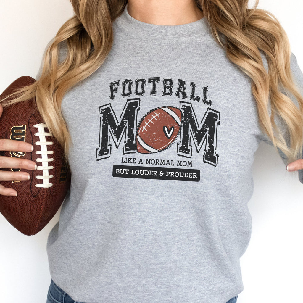 Football Mom Graphic Crewneck Sweatshirt - Trendznmore