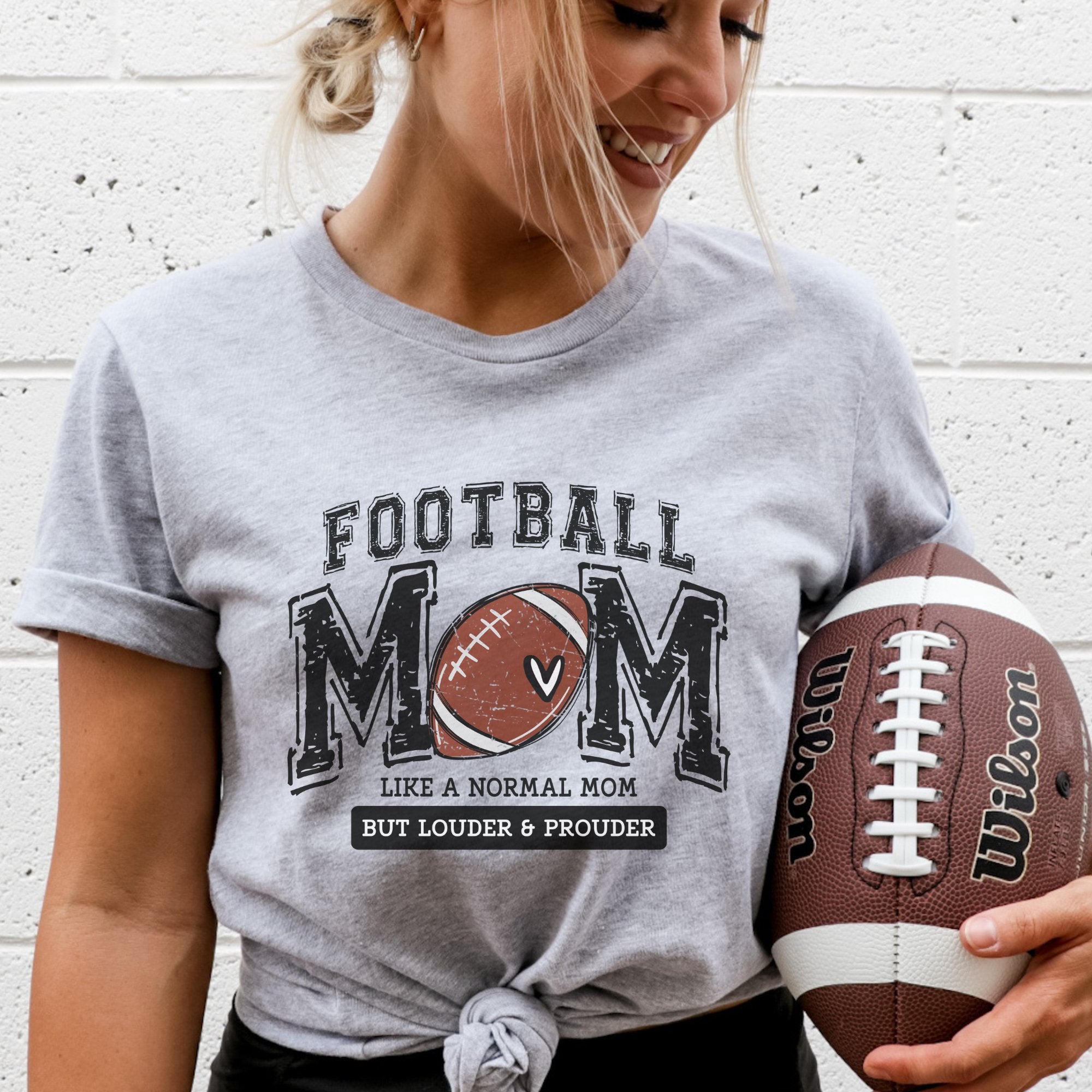 Football Mom Graphic T - Shirt - Trendznmore