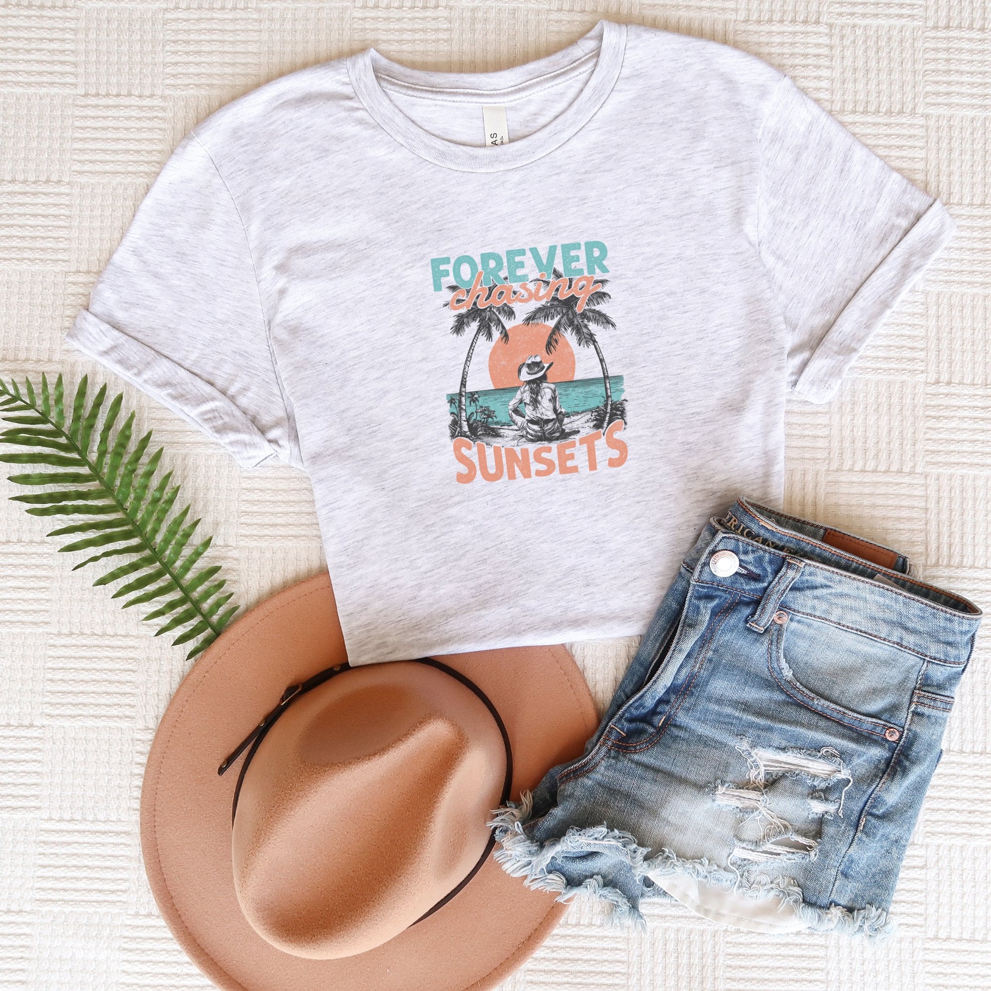 Forever Chasing Sunsets Graphic Tee - Trendznmore