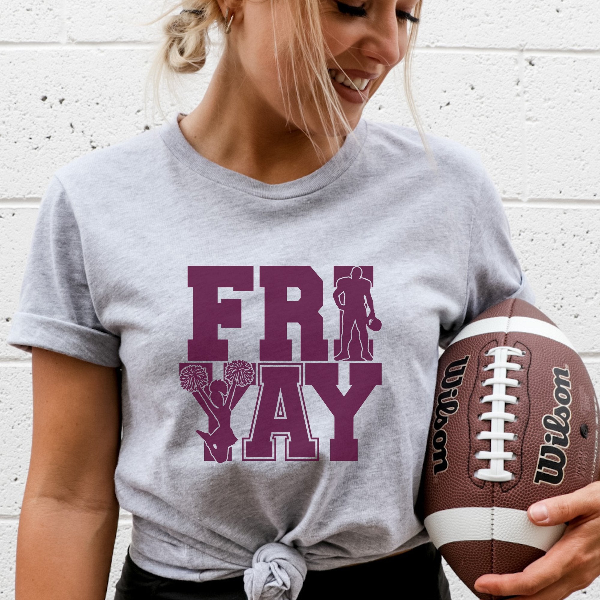 FRIYAY Football T - Shirt - Trendznmore