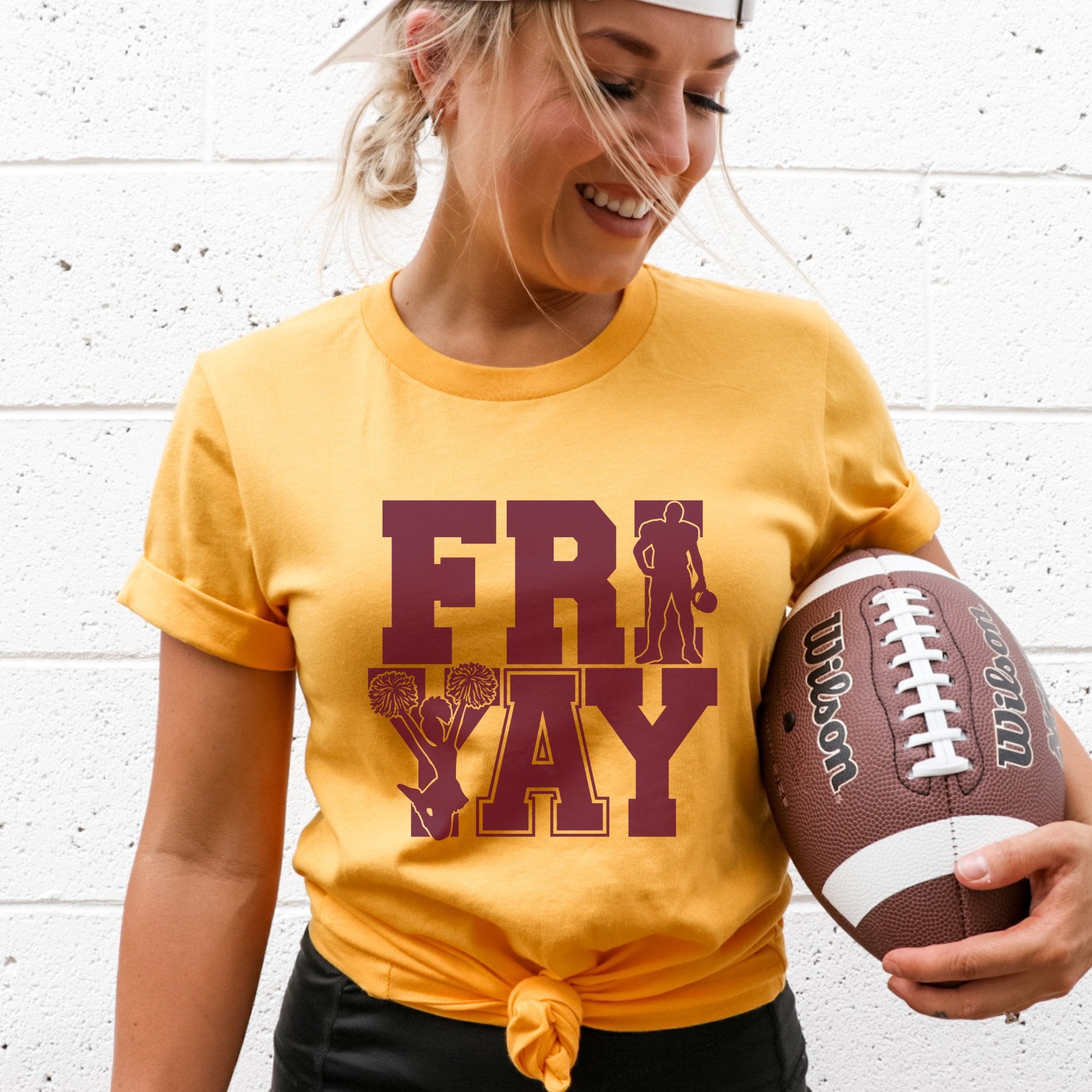 FRIYAY Football T - Shirt - Trendznmore