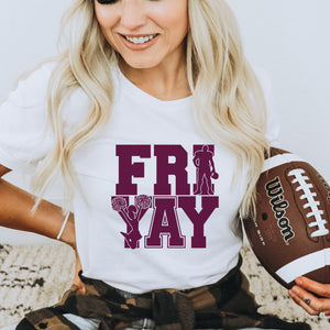 FRIYAY Football T - Shirt - Trendznmore