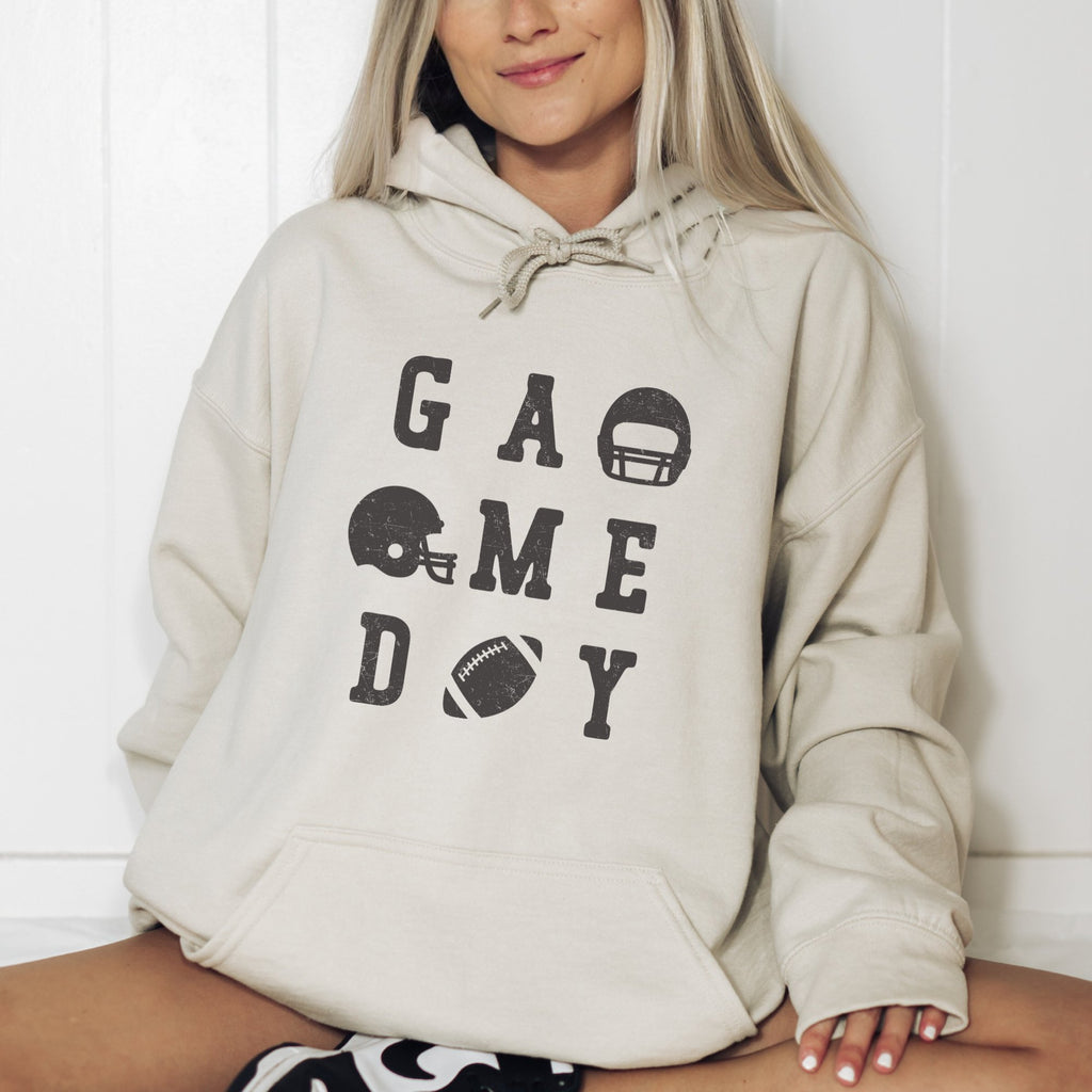 Game Day Football Graphic Hoodie - Trendznmore