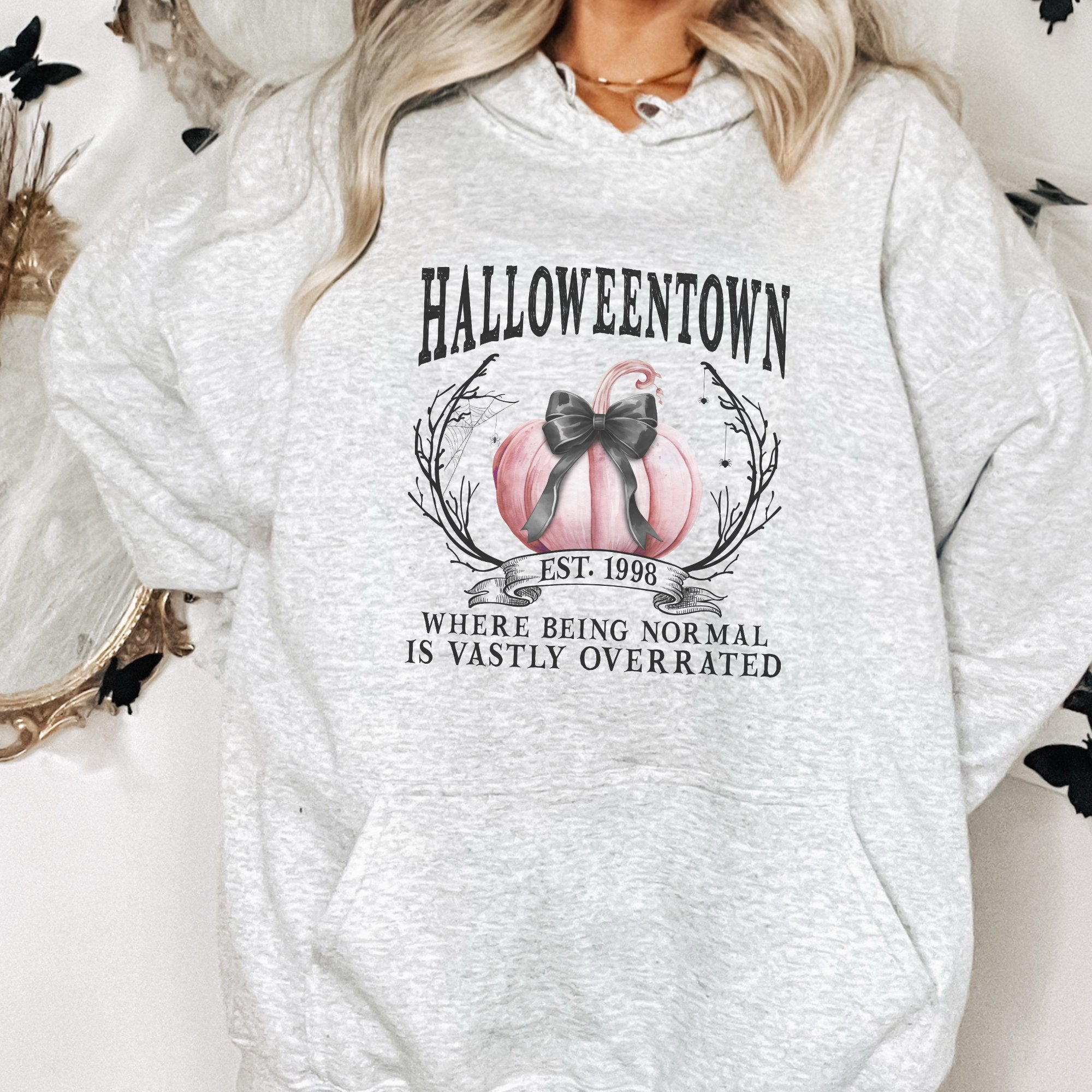 Halloween Town Graphic Hoodie - Trendznmore