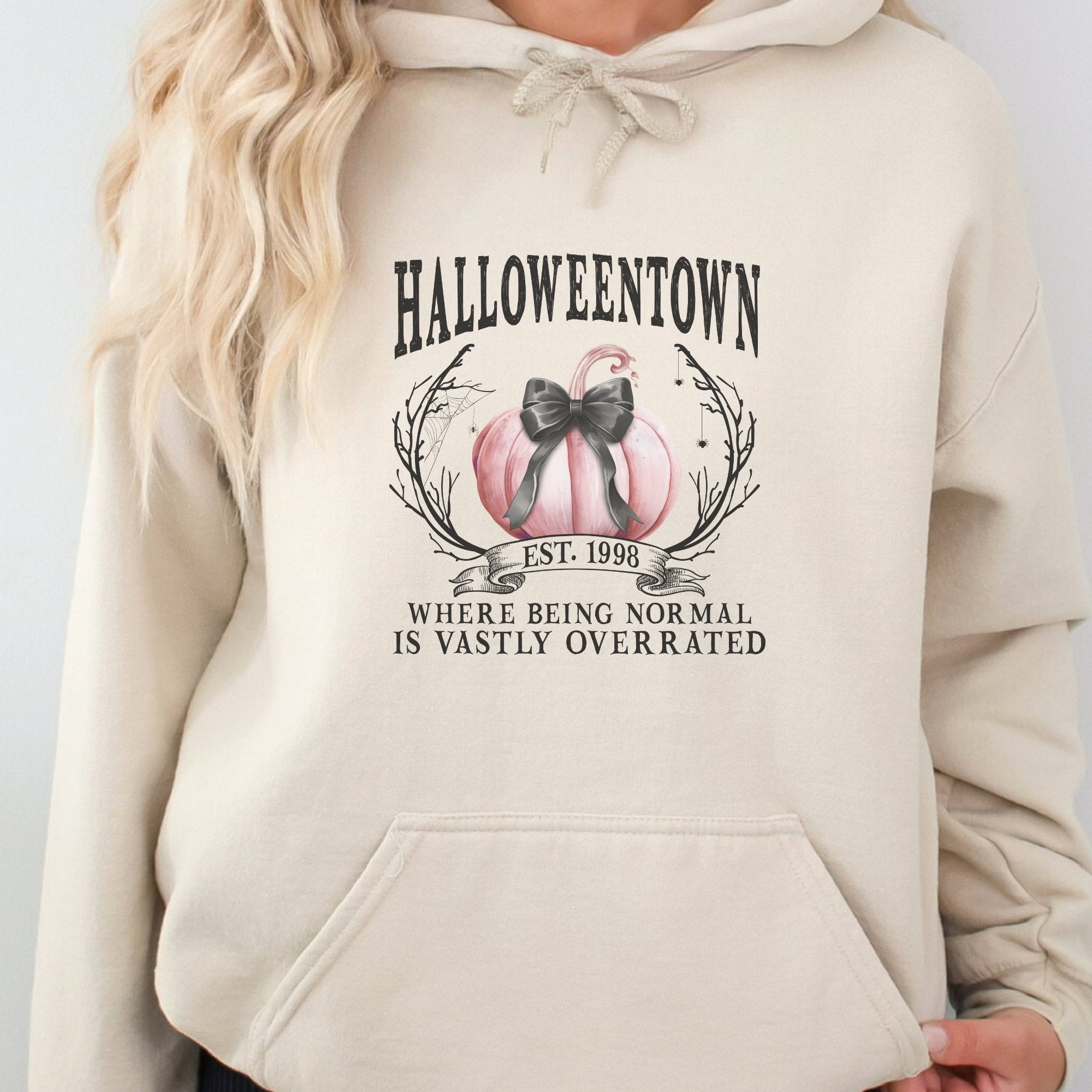 Halloween Town Graphic Hoodie - Trendznmore