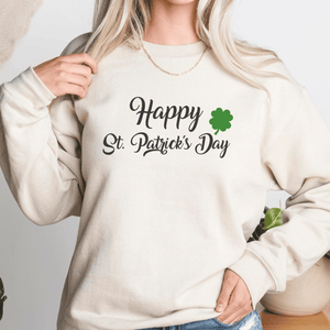 Happy St. Patrick's Day Crewneck Sweatshirt - Trendznmore