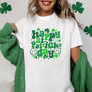 Happy St. Patrick's Day Groovy T-Shirt - Trendznmore