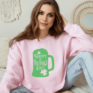 Happy St. Patrik's Day Mug Crewneck Sweatshirt - Trendznmore