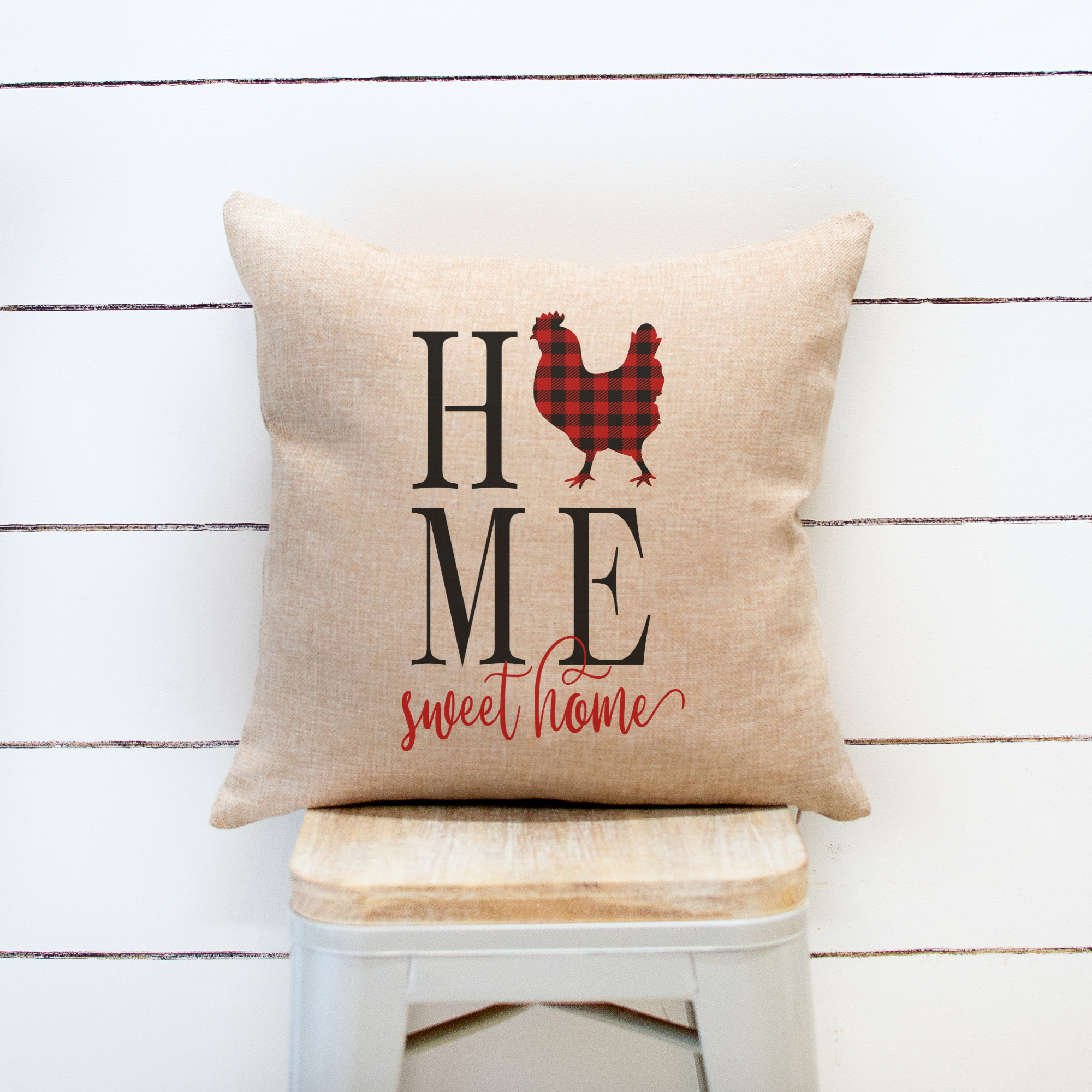Home Sweet Home Christmas Pillow Cover