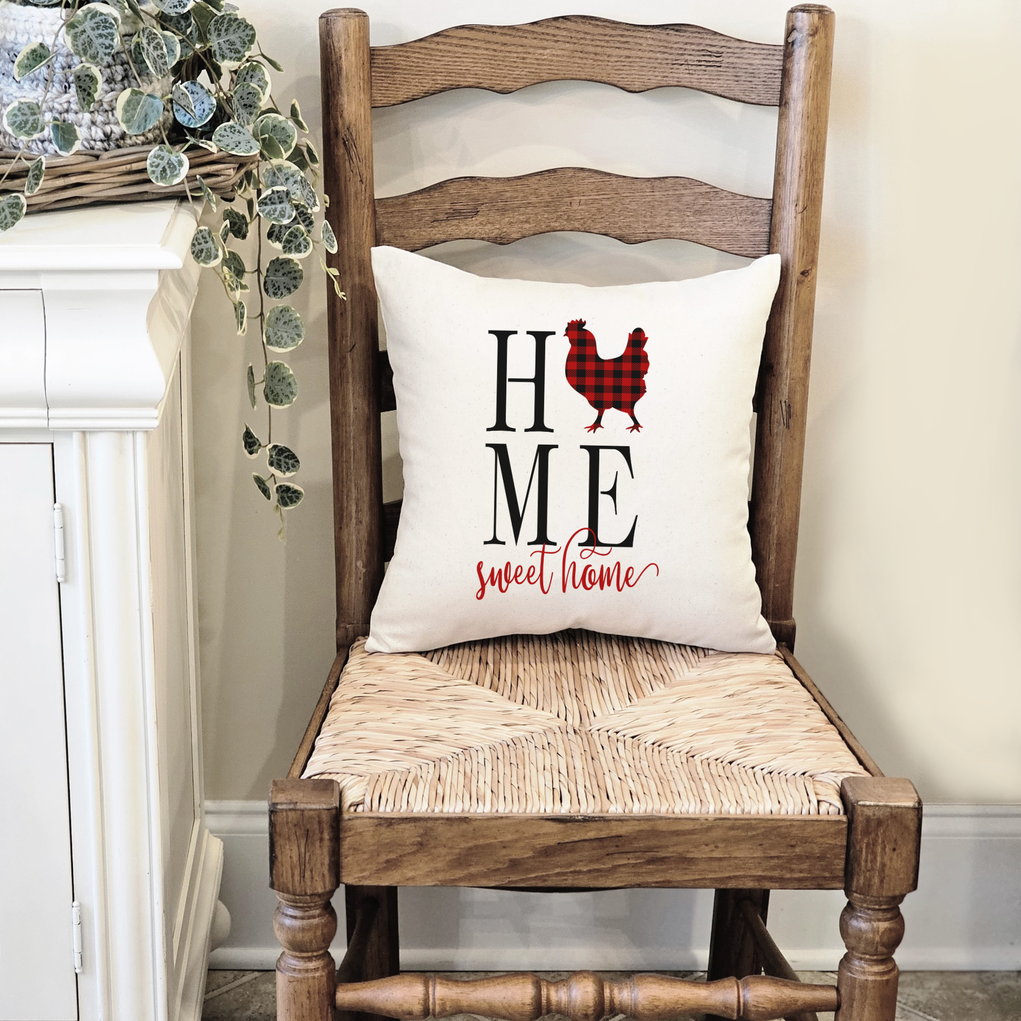Home Sweet Home Christmas Pillow Cover