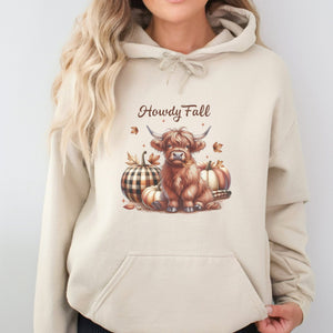 Howdy Fall Graphic Hoodie - Trendznmore