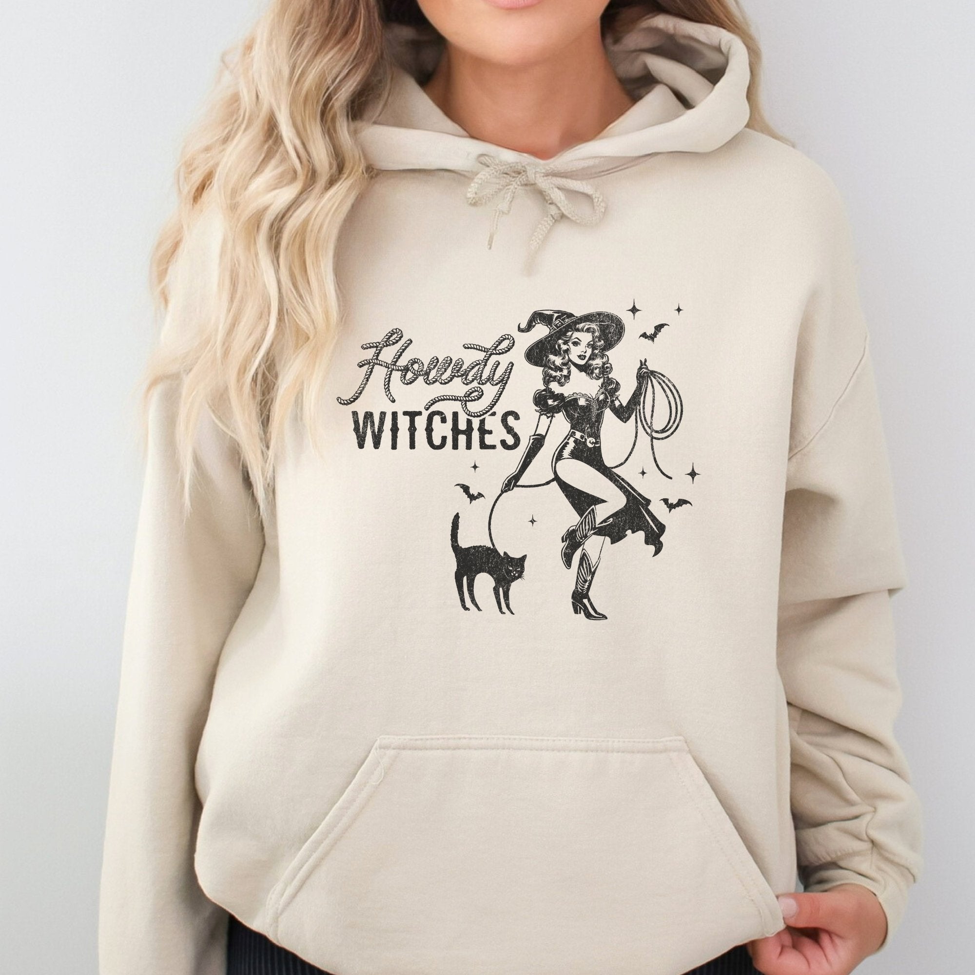 Howdy Witch Western Halloween Women's Hoodie - Trendznmore