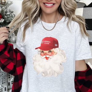 MAGA Vintage Santa Christmas T-shirt - Trendznmore