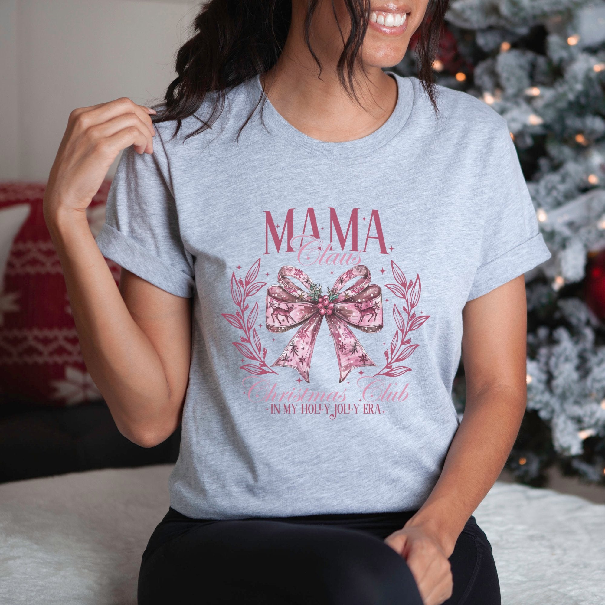 Mama Claus Coquette Christmas Women's T-shirt - Trendznmore