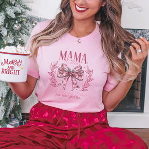 Mama Claus Coquette Christmas Women's T-shirt - Trendznmore