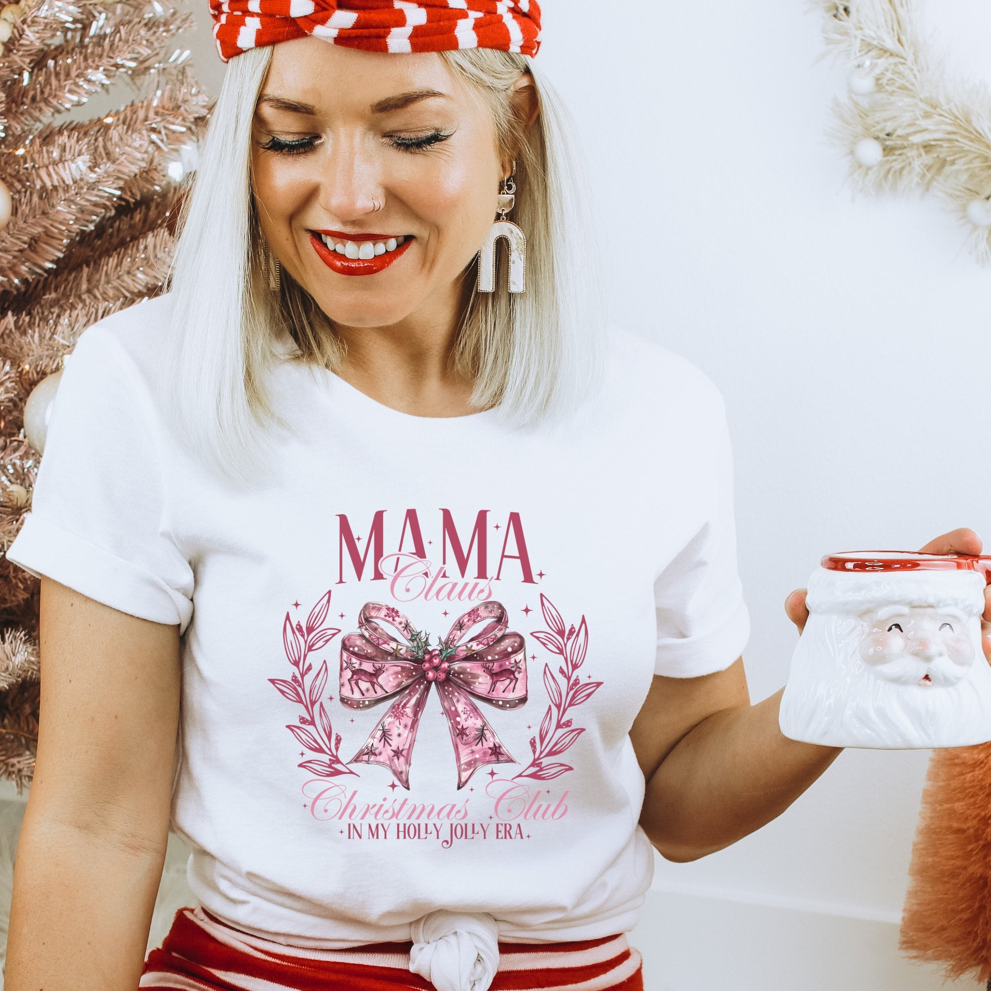 Mama Claus Coquette Christmas Women's T-shirt - Trendznmore