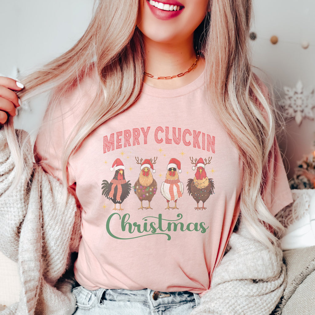 Merry Cluckin Christmas Women's T-shirt - Trendznmore