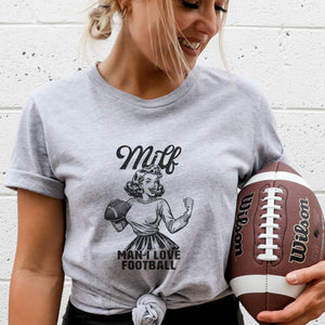 Milf - Man I Love Football T - Shirt - Trendznmore