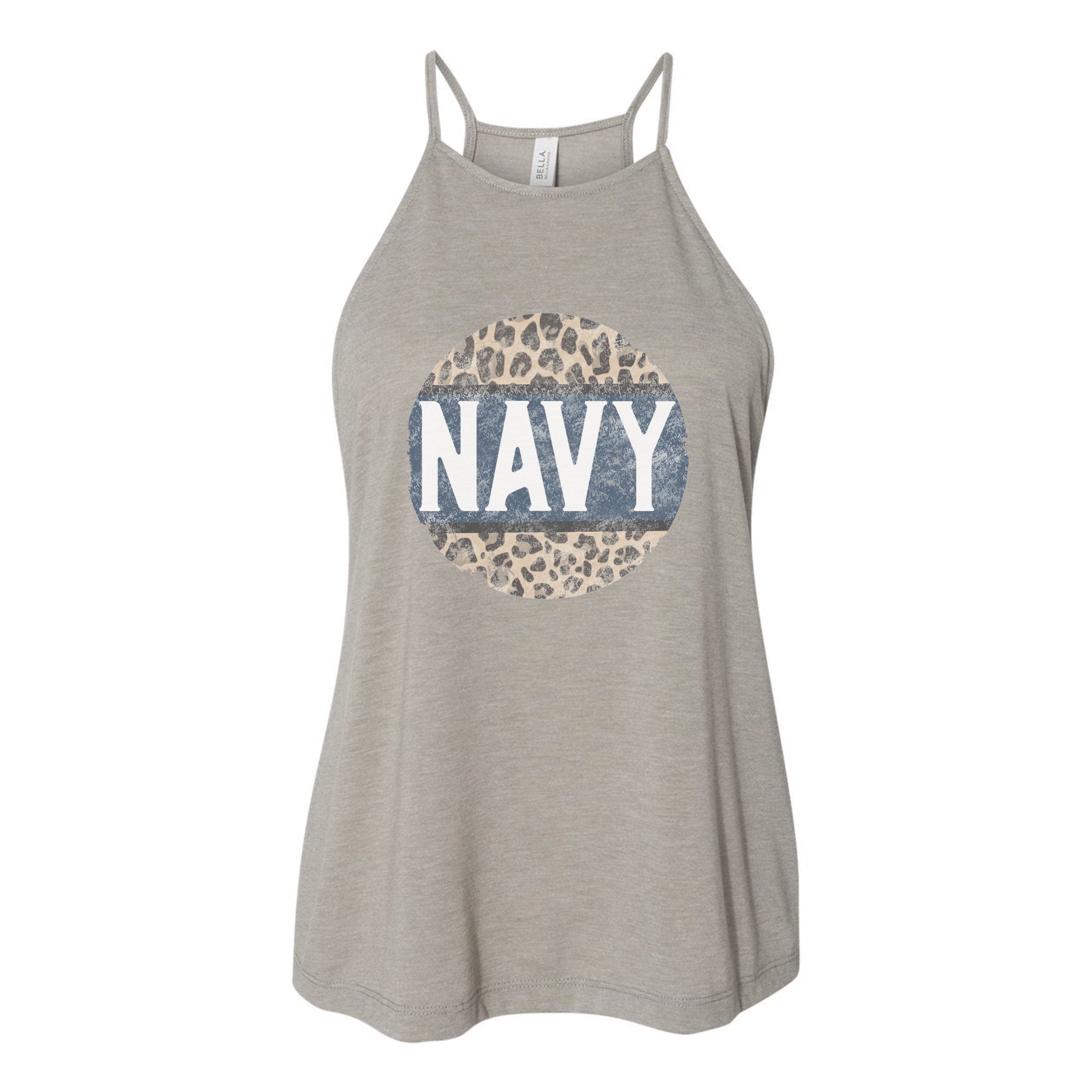 Navy Cheetah Tank Top - Trendznmore