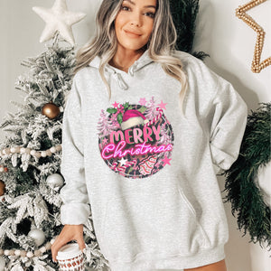 Pink Merry Christmas Women's Hoodie - Trendznmore