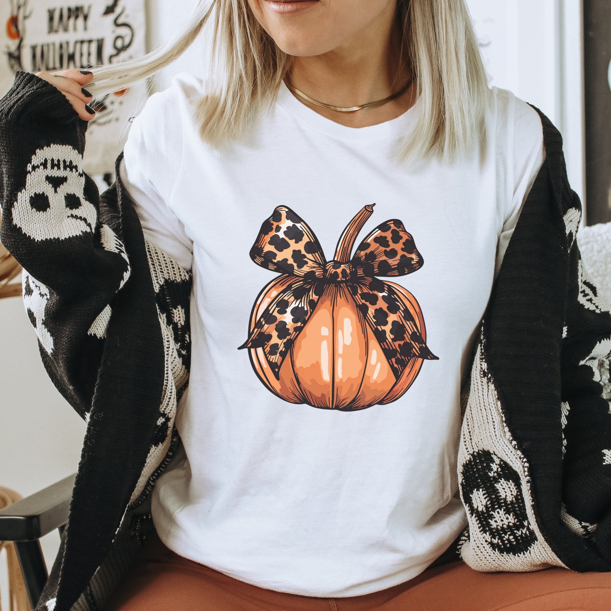 Pumpkin Coquette Graphic T - Shirt - Trendznmore