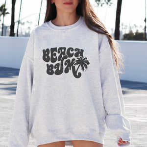 Retro Beach Bum Graphic Sweatshirt - Trendznmore