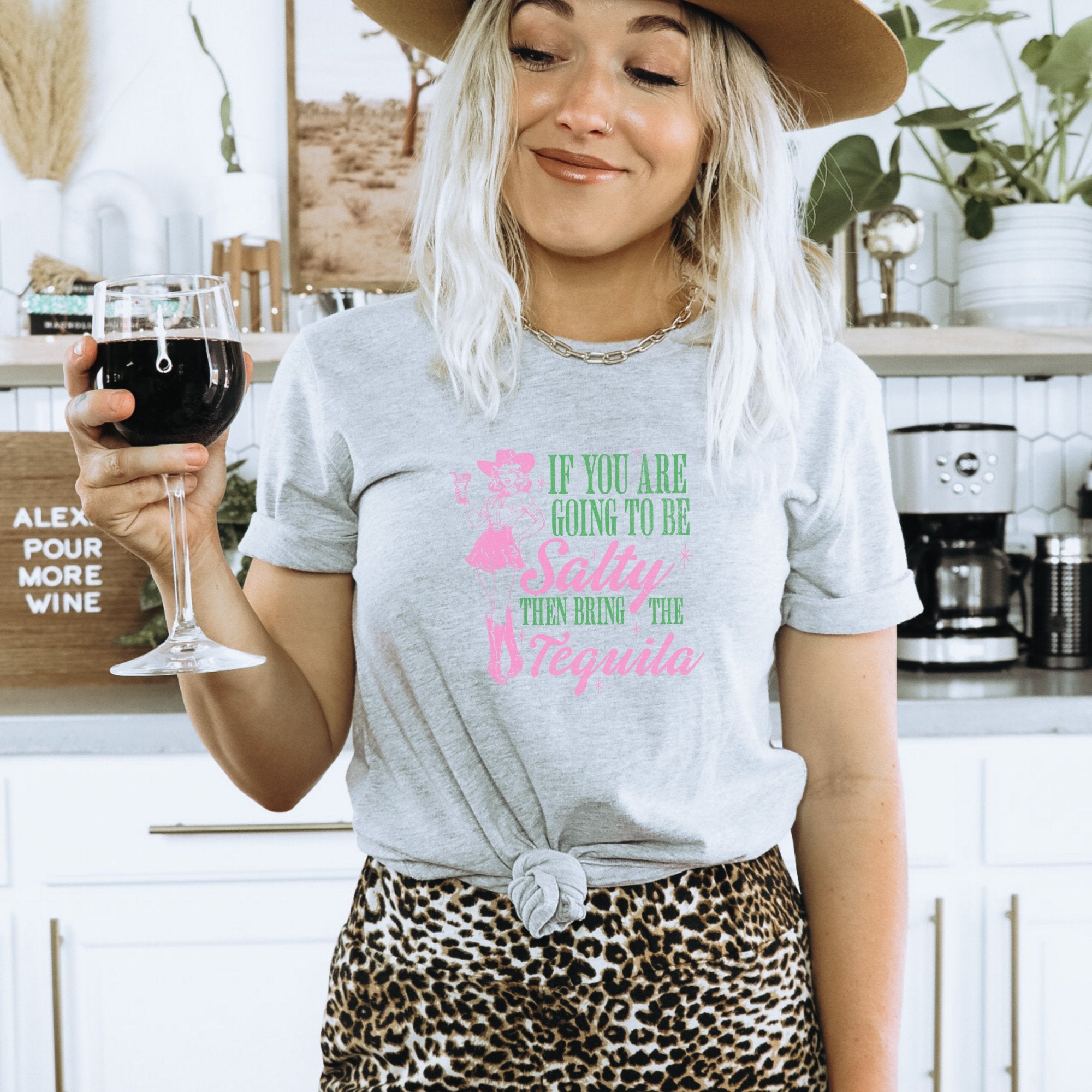 Salty Bring Tequila Graphic Tee - Trendznmore