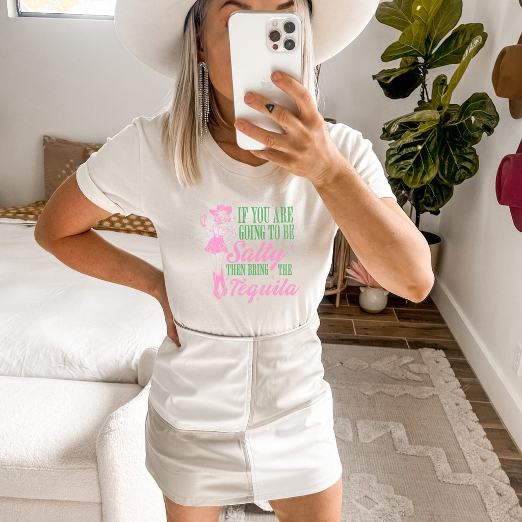 Salty Bring Tequila Graphic Tee - Trendznmore