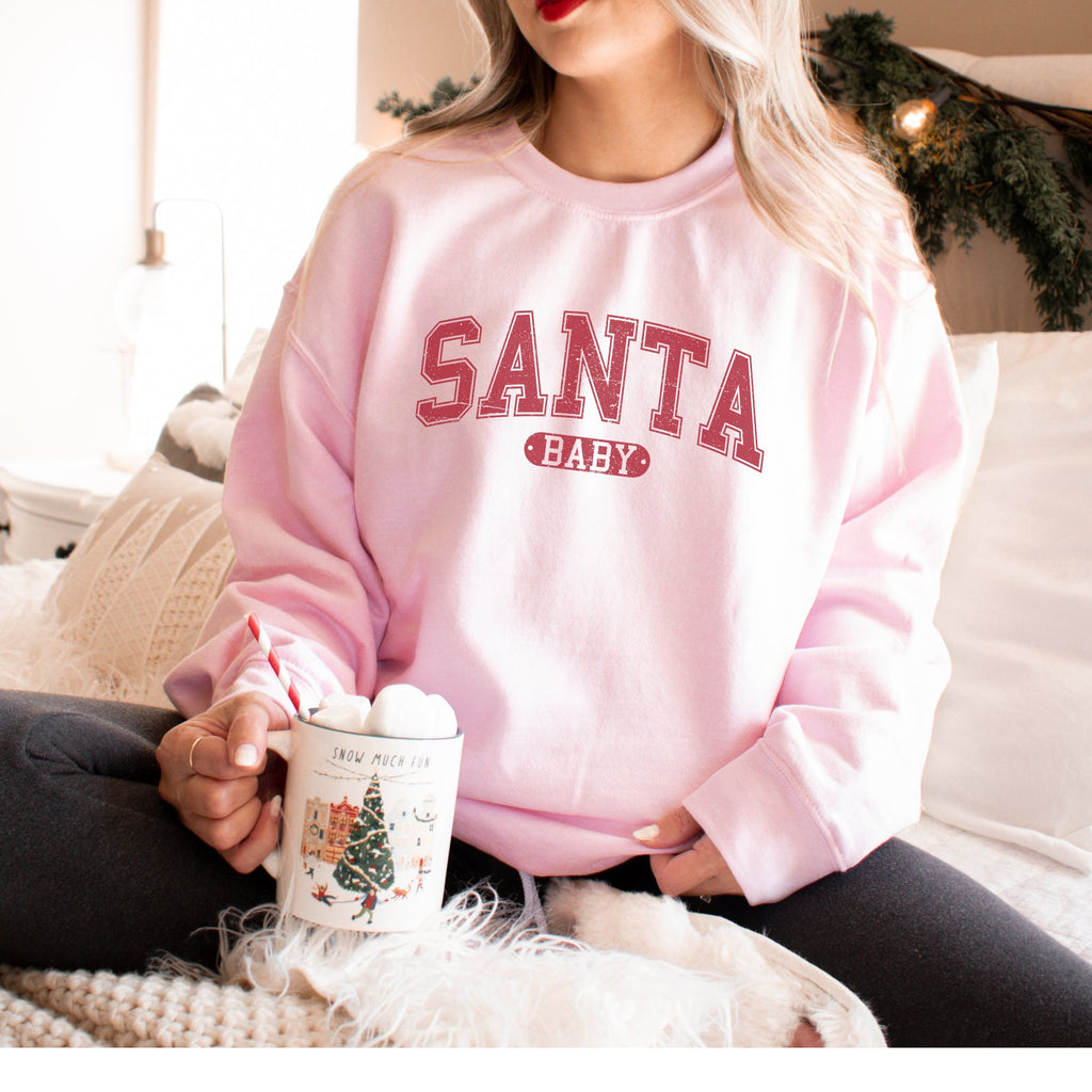 Santa Baby Christmas Women's Sweatshirt - Trendznmore