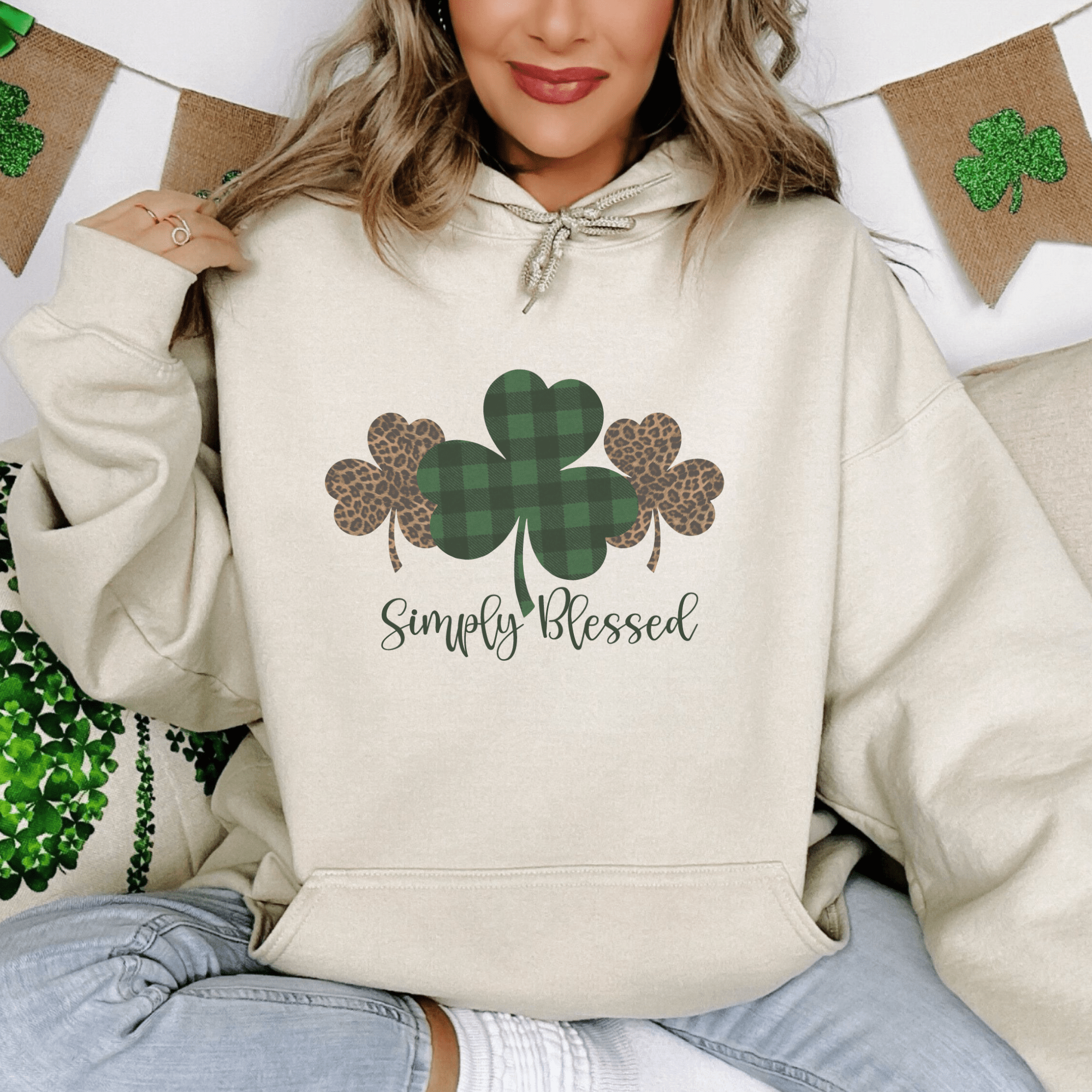 Simply Blessed St. Patrick's Day Hoodie - Trendznmore