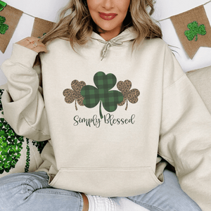 Simply Blessed St. Patrick's Day Hoodie - Trendznmore