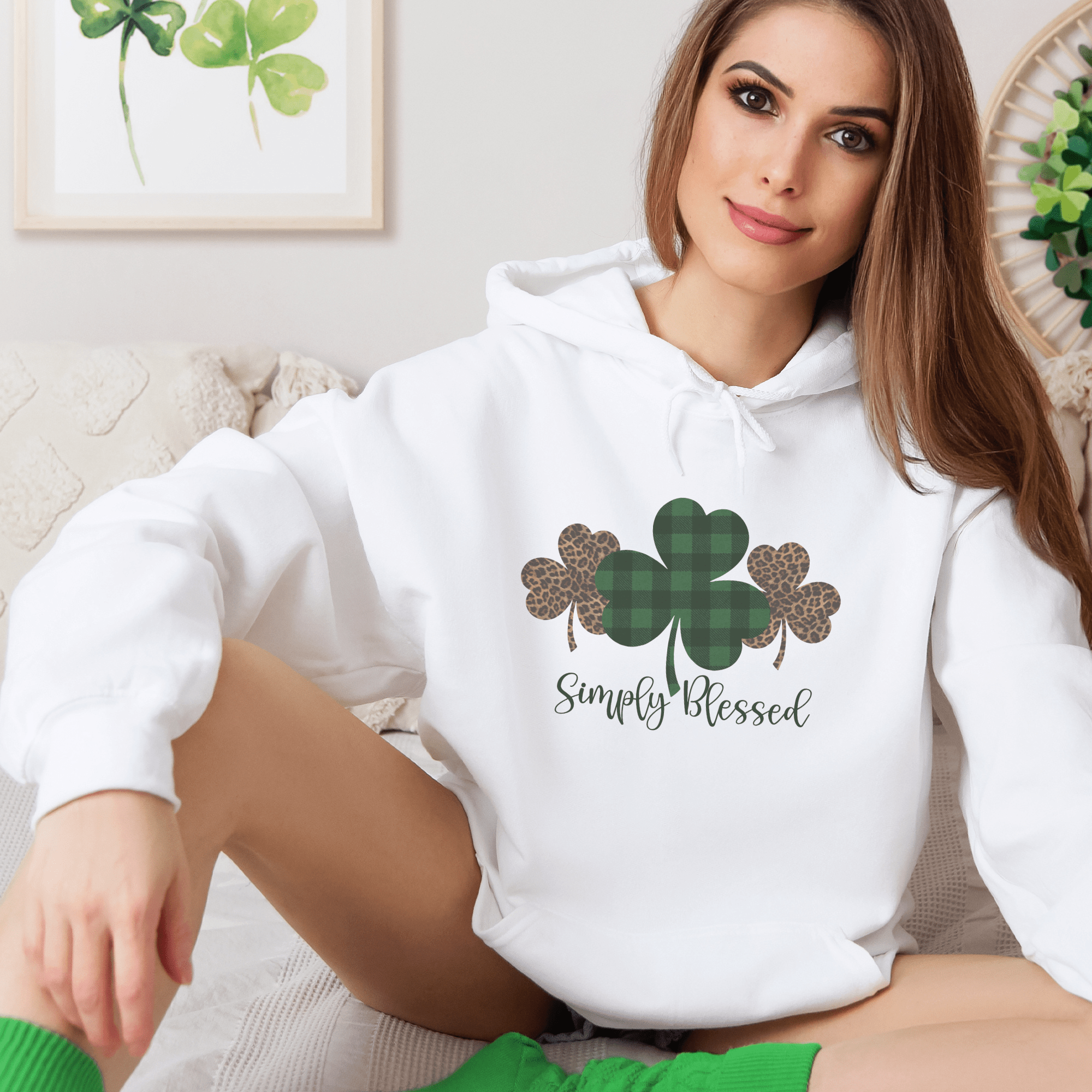 Simply Blessed St. Patrick's Day Hoodie - Trendznmore