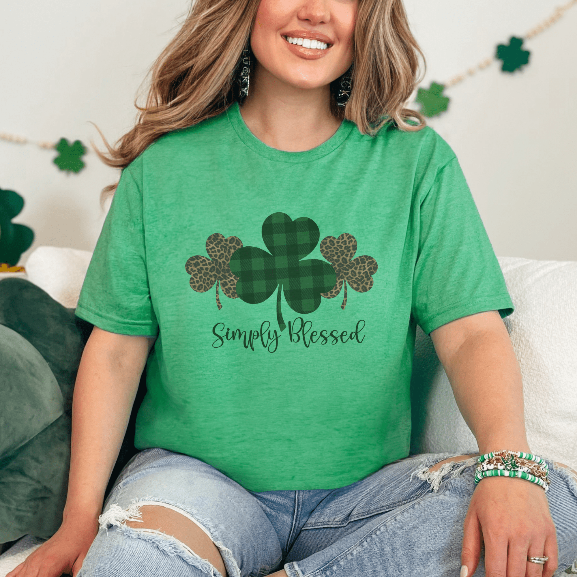 Simply Blessed St. Patrick's Day T-Shirt - Trendznmore