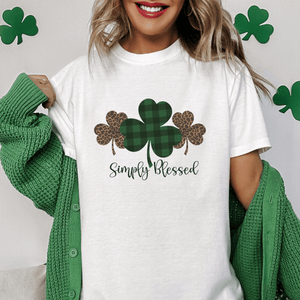 Simply Blessed St. Patrick's Day T-Shirt - Trendznmore