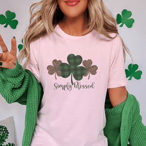 Simply Blessed St. Patrick's Day T-Shirt - Trendznmore