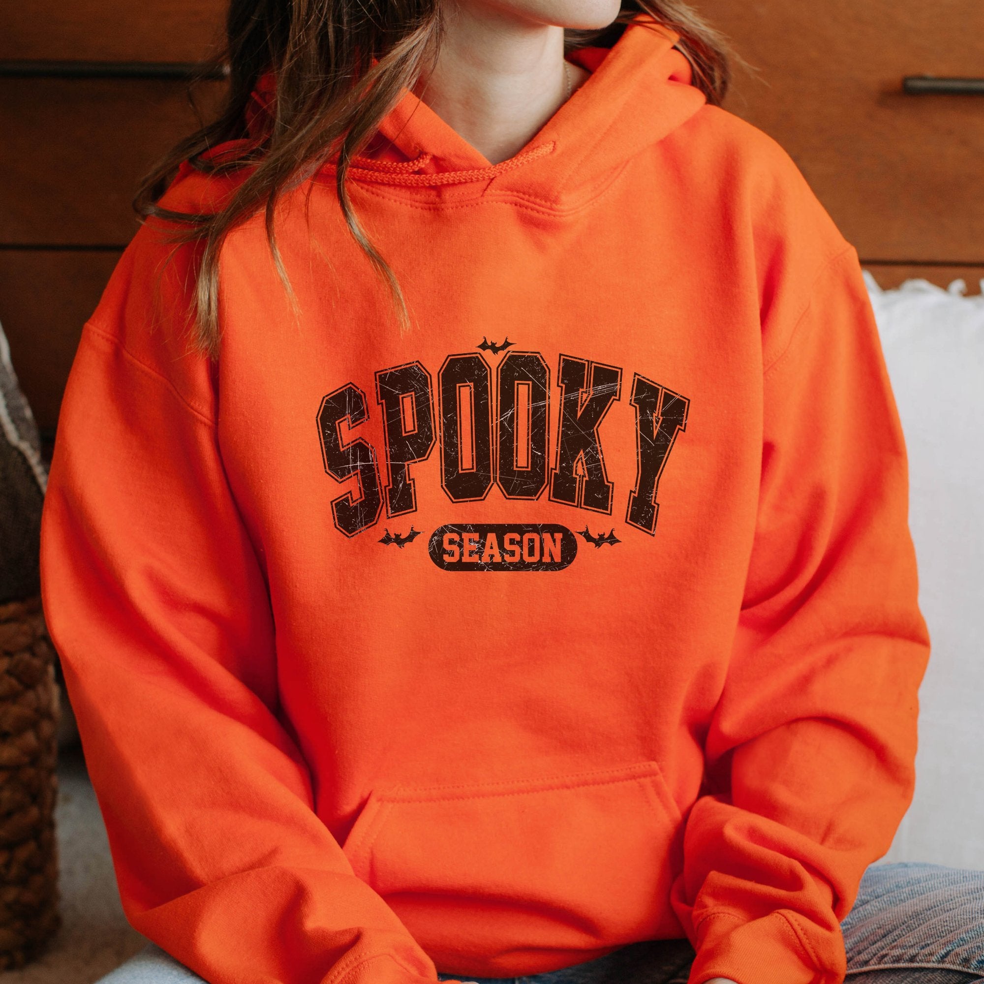 Spooky Season (Black) Halloween Women's Hoodie - Trendznmore