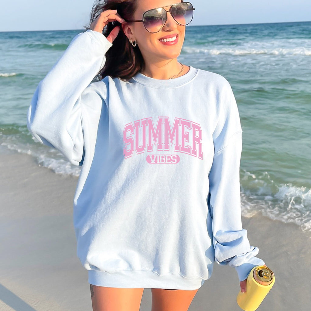 Summer Vibes Graphic Sweatshirt - Trendznmore