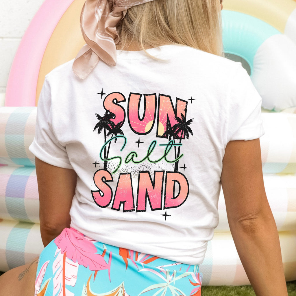 Sun Salt Sand Double Sided T-Shirt - Trendznmore