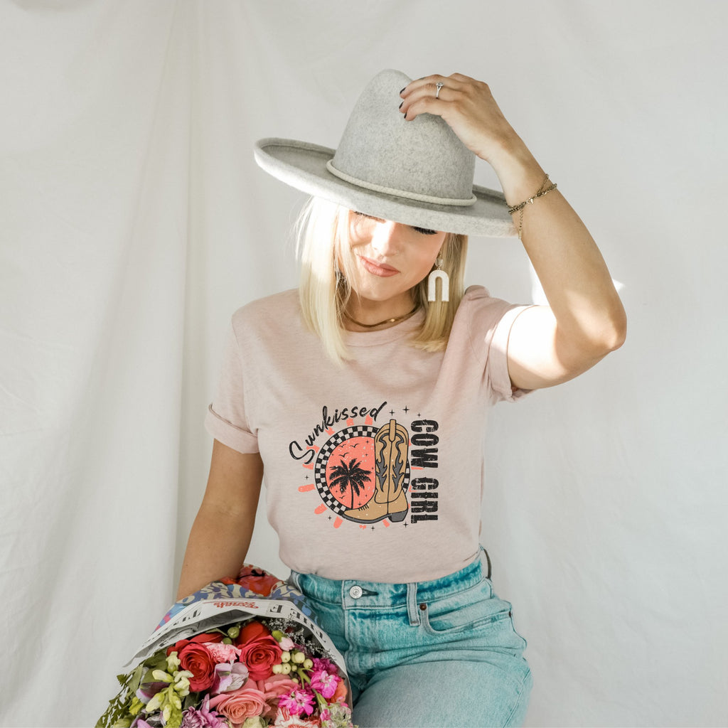 Sunkissed Cowgirl Graphic Tee - Trendznmore