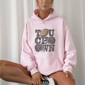 Touchdown Football Graphic Hoodie - Trendznmore