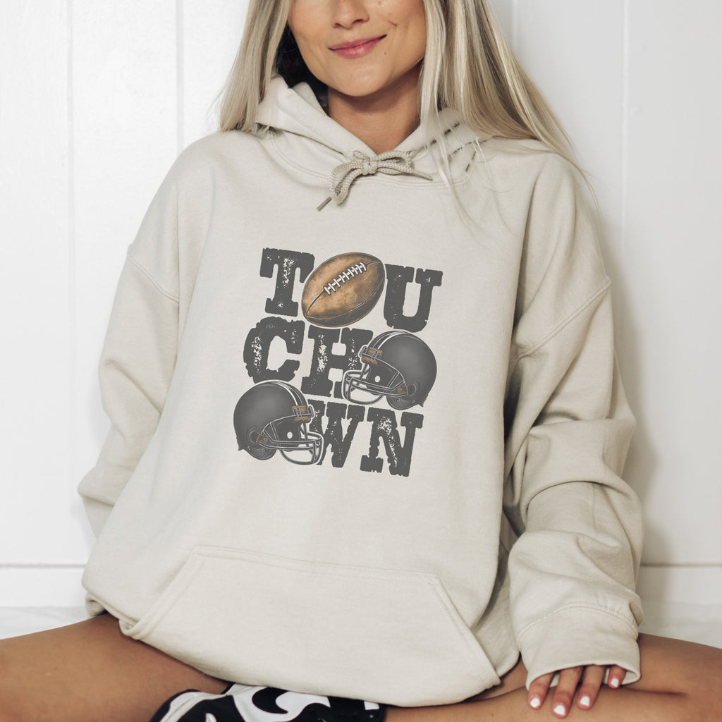 Touchdown Football Graphic Hoodie - Trendznmore