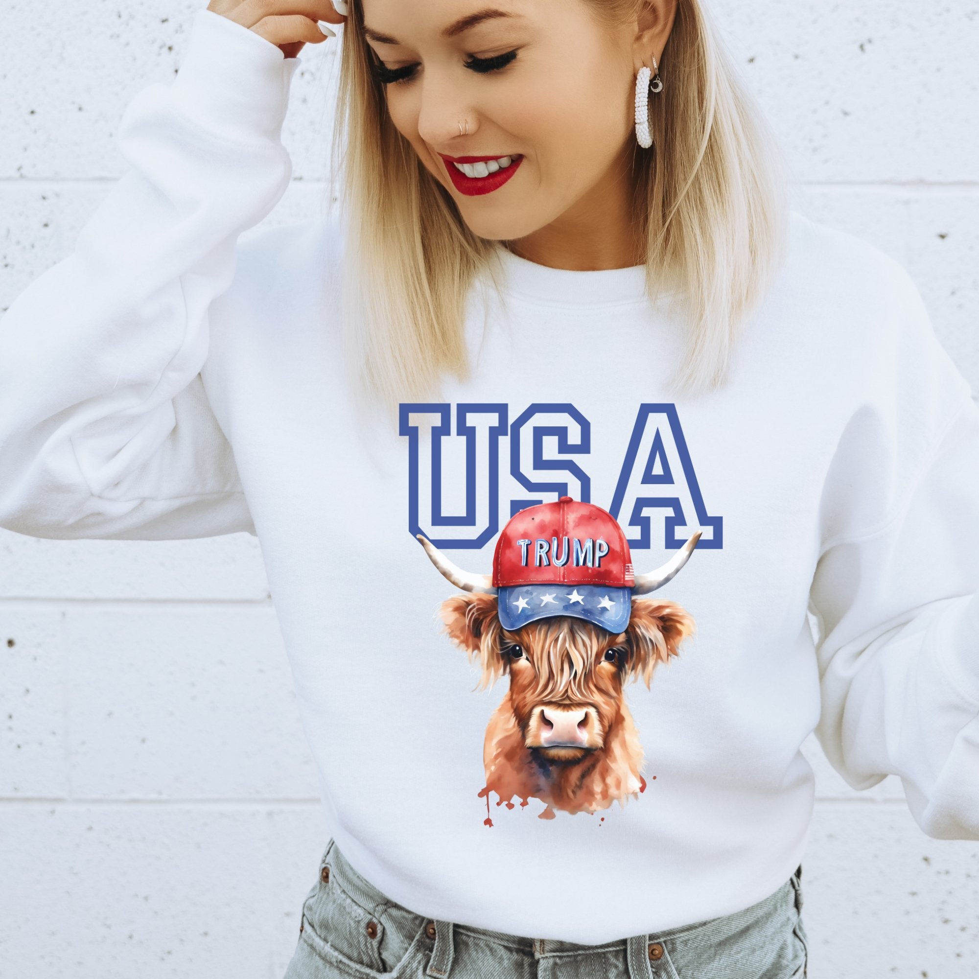 Trump USA Western Sweatshirt - Trendznmore