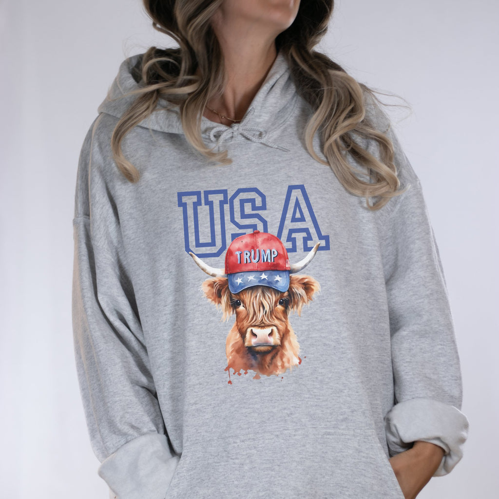 Trump USA Western Women's Hoodie - Trendznmore