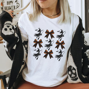 Witch Coquette Halloween Graphic T - Shirt - Trendznmore